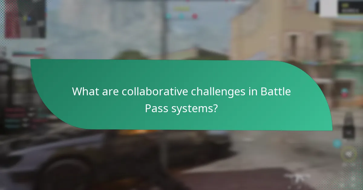 What are collaborative challenges in Battle Pass systems?